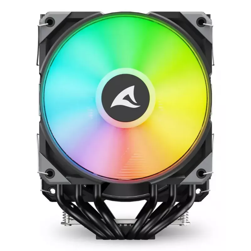 Oro aušintuvas Sharkoon A60 RGB 12 cm 500-1800 aps./min. juodas