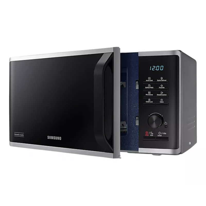 Mikrobangų krosnelė Samsung MS23B3515AS juoda, pilka 23 L 1150 W