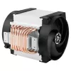 Serverio procesoriaus aušintuvas Arctic Freezer 4U-M Rev. 2 — 120 mm ventiliatorius, 122,16 m³/h oro srautas, dvigubas rutulinis guolis, 156×124×145 mm, TDP 350 W