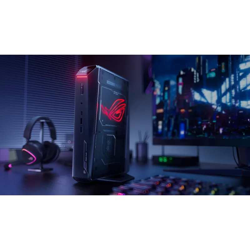 Mini PC ASUS ROG NUC RNUC15JNK9X489A2 — Intel Core Ultra 9 275HX, 32 GB DDR5, 1 TB SSD, NVIDIA GeForce RTX 5070, Windows 11 Home, Juoda