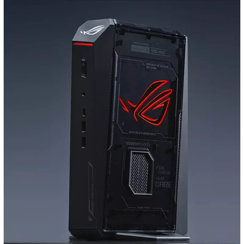 Mini PC ASUS ROG NUC RNUC15JNK9X489A2 — Intel Core Ultra 9 275HX, 32 GB DDR5, 1 TB SSD, NVIDIA GeForce RTX 5070, Windows 11 Home, Juoda