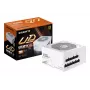 Maitinimo blokas GIGABYTE UD850GM PG5 V2 ICE — 850W, PCIe Gen 5.1, 80 PLUS Gold, pilnai modulinis, 120 mm ventiliatorius, ATX 3.1, UK kištukas, baltas