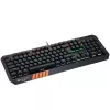Mechaninė žaidimų klaviatūra CANYON Hazard GK-6 RGB laidinė juoda US/RU išdėstymu