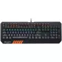 Mechaninė žaidimų klaviatūra CANYON Hazard GK-6 RGB laidinė juoda US/RU išdėstymu