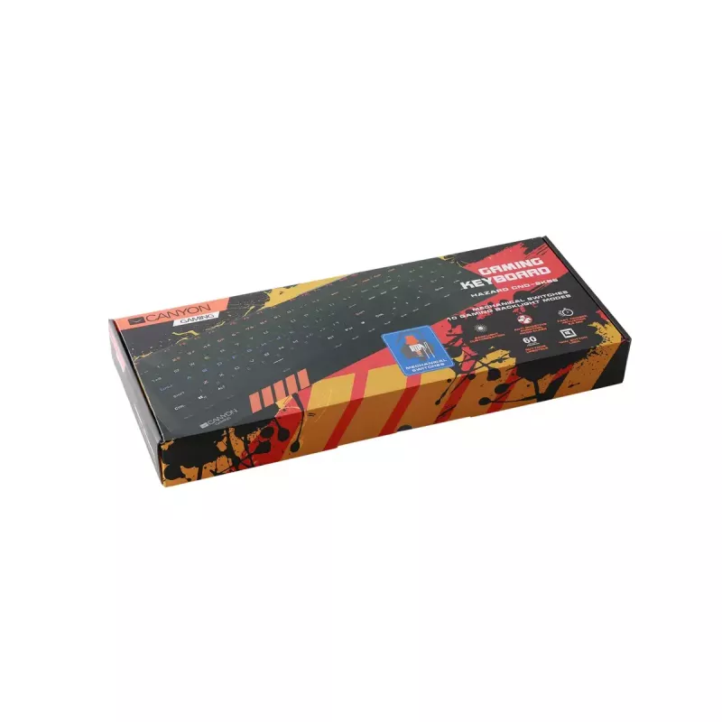 Žaidimų mechaninė klaviatūra Canyon Hazard CND-SKB6-US