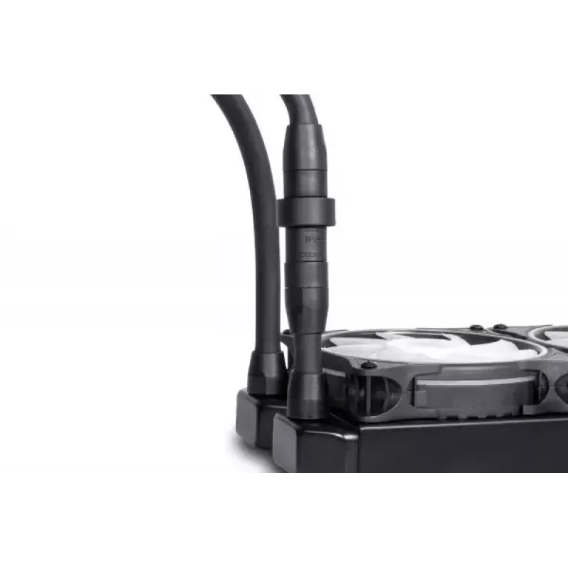Skysčio aušinimo komplektas Alphacool Pro Aurora 420 CPU AIO 14 cm Juoda Balta