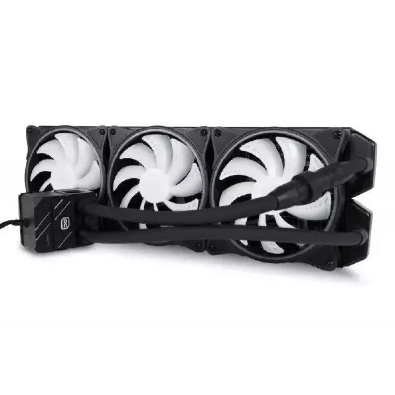 Skysčio aušinimo komplektas Alphacool Pro Aurora 420 CPU AIO 14 cm Juoda Balta