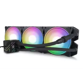 Skysčio aušinimo komplektas Alphacool Pro Aurora 420 CPU AIO 14 cm Juoda Balta