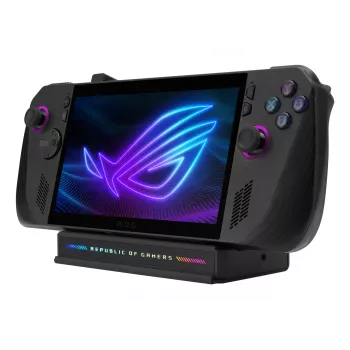 Dokavimo stotelė ASUS ROG Bulwark Dock 2025 DG300 USB Type-C, 1x RJ-45, 1x HDMI, juoda, 160×74×25,5 mm