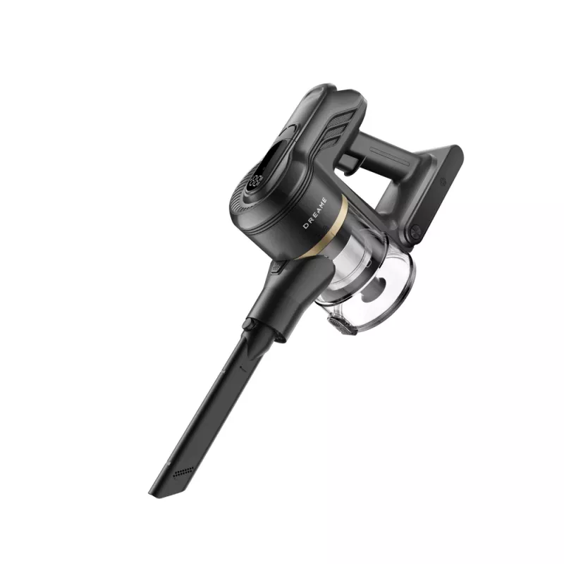 Dreame T30 Flex 2-in-1 belaidis dulkių siurblys sausam valymui, be maišelio, 0,5 l, 450 W, juodas, auksinis, 2,5 Ah