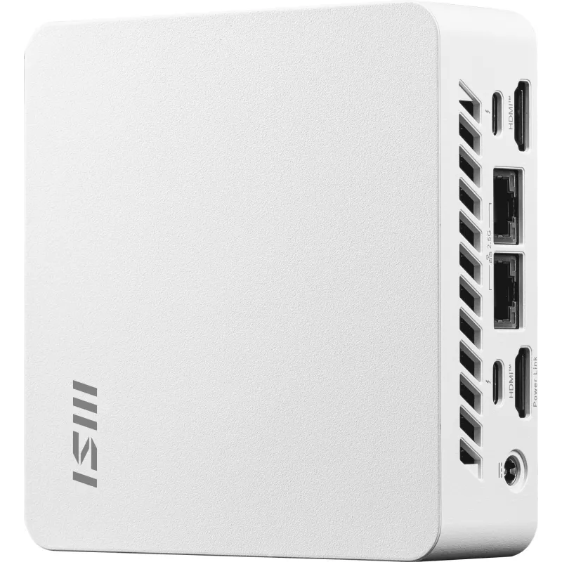MSI Cubi NUC AI 1UMG-062EU mini kompiuteris Intel Core Ultra 5 125H 16 GB DDR5 512 GB SSD Windows 11 Pro baltas