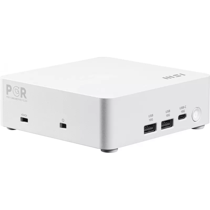 MSI Cubi NUC AI 1UMG-062EU mini kompiuteris Intel Core Ultra 5 125H 16 GB DDR5 512 GB SSD Windows 11 Pro baltas