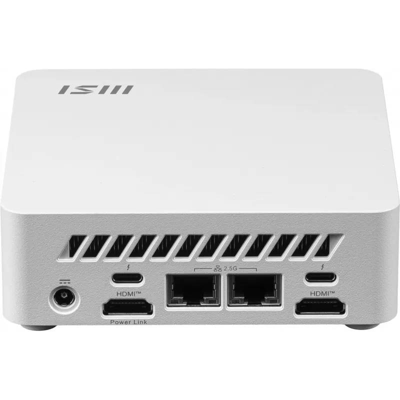 MSI Cubi NUC AI 1UMG-062EU mini kompiuteris Intel Core Ultra 5 125H 16 GB DDR5 512 GB SSD Windows 11 Pro baltas