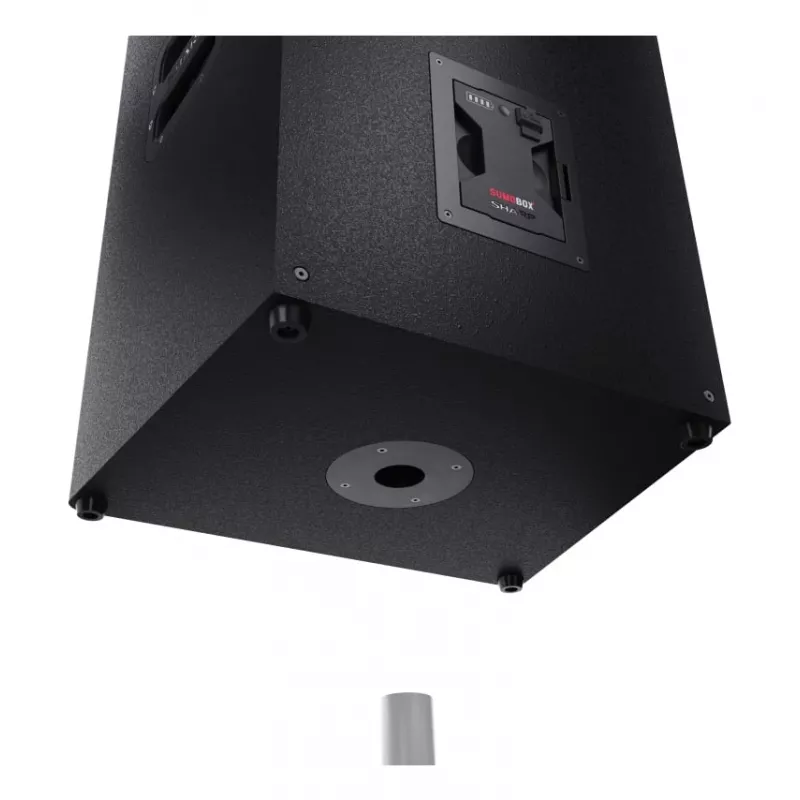 Sharp CP-LS200 nešiojamas vakarėlių garsiakalbis 200 W juodas