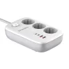 ColorWay CW-CHE34PDW elektros lizdas, 2x USB-C PD, 2x USB-A QC3.0, 2 m laidas