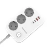 ColorWay CW-CHE34PDW elektros lizdas, 2x USB-C PD, 2x USB-A QC3.0, 2 m laidas
