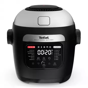 Multikepė Tefal Multicook Actifry MY741CF0, 6 L, 1334 W, nerūdijantis plienas/juoda