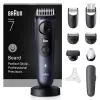 Barzdaskutė Braun BeardTrimmer 7 BT7540 0,5-20 mm Baterija Juoda Mėlyna