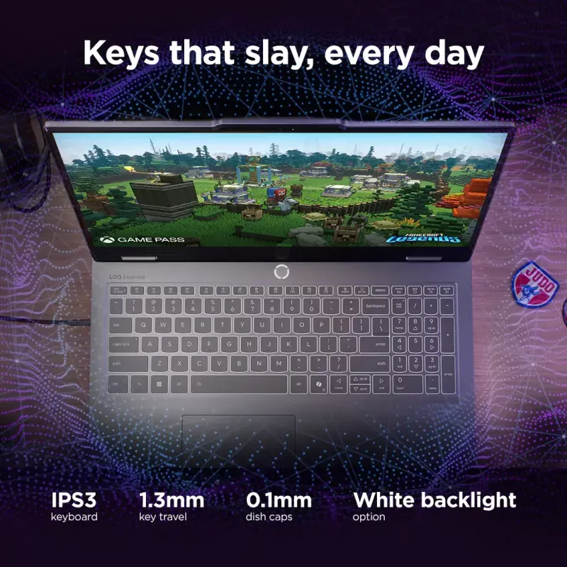 Nešiojamas kompiuteris Lenovo LOQ 15IRX10 — 15.6 colio FHD IPS Anti‑glare, Intel Core i5‑13450HX, 16 GB DDR5, 1 TB SSD, NVIDIA GeForce RTX 5060 8 GB, Windows 11 Home