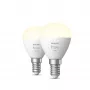Philips Hue White Lustre E14 Bluetooth Zigbee 2 vnt. protinga lemputė