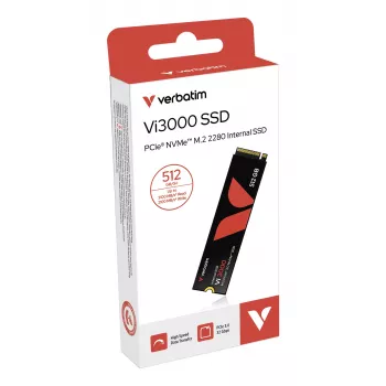 Verbatim Vi3000 PCIe NVMe M.2 SSD 512 GB