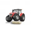 Traktorius žaislinis BRUDER Massey Ferguson 7624