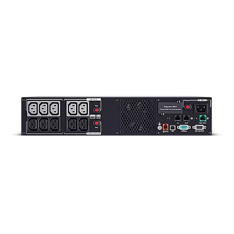 Nepertraukiamo maitinimo šaltinis CYBERPOWER PR1500ERT2U 1,5 kVA / 1500 W, Line-Interactive, gryna sinusoidė, 10x C13 lizdai, 2U stelažas