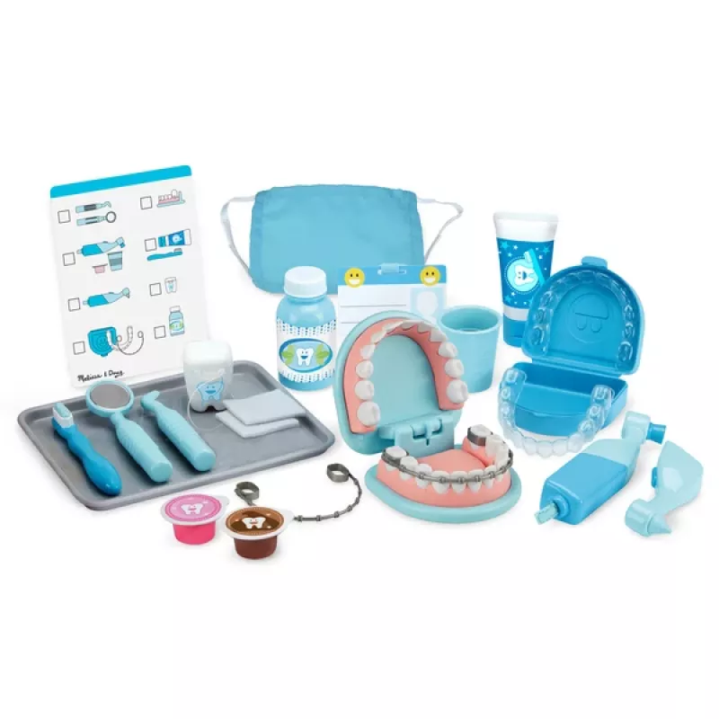 Žaidimų odontologo rinkinys Spinmaster Melissa & Doug Super Smile Dentist, nuo 3 metų, įvairiaspalvis