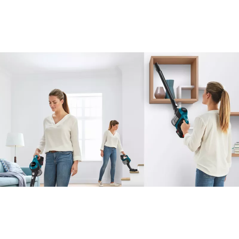 Bosch Serie 6 BBS611LAG belaidis kombinuotas dulkių siurblys 2-in-1, mėlynas, 2,5 Ah