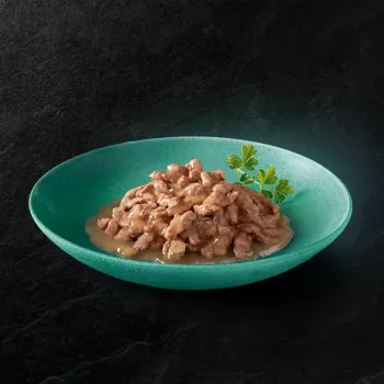 Šlapias kačių ėdalas Sheba Kitten Selection of Flavors in Sauce 40×85 g – ėdalas jaunikliams, 40 pakelių po 85 g, 3,4 kg, pagrindinis skonis vištiena