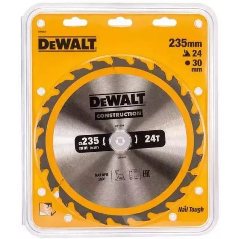 Pjūklo diskas DeWALT DT1954-QZ 23,5 cm 1 vnt.