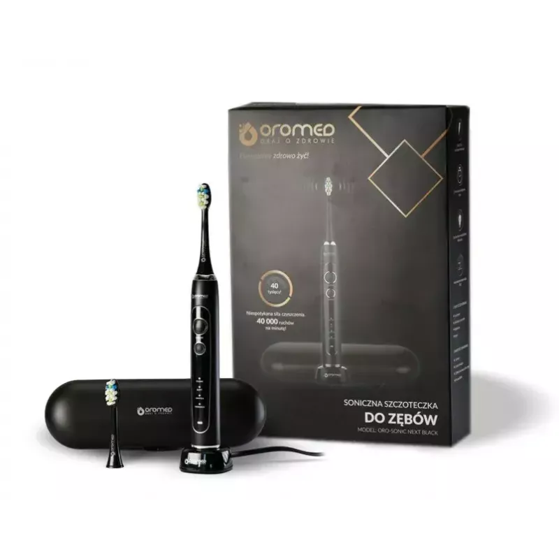 Dantų šepetėlis ORO-MED Oro-Sonic Next Black