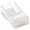 Techly IWP-JAR-C5RTY RJ45 jungtis, skaidri, 100 vnt. stiklainyje