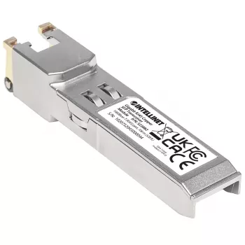 Intellinet SFP modulis GLC-T, Gigabit RJ45 varinis, 1000Base-T, 100 m, MSA suderinamas, 3 metų garantija