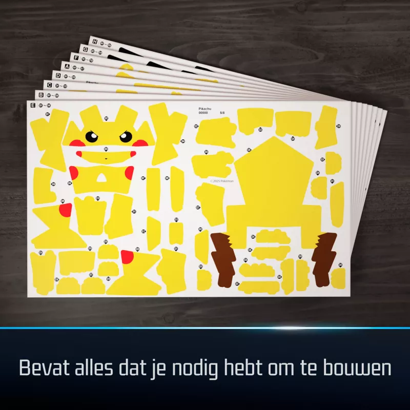 Spin Master 4D Build Pokémon Pikachu surenkama figūrėlė, nuo 12 metų