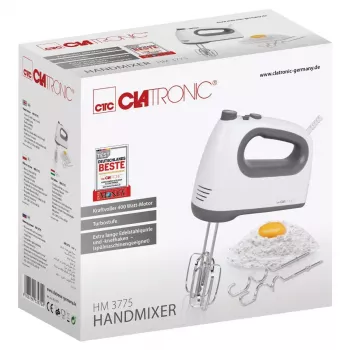 Rankinis plaktuvas Clatronic HM 3775 pilkai baltas
