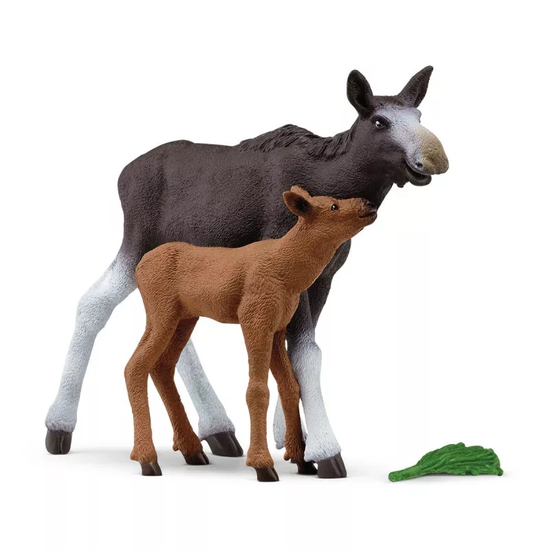 Figūrėlių rinkinys Schleich WILD LIFE Briedžių šeima – realistinės gyvūnų figūrėlės, 3+ metai, įvairiaspalvis