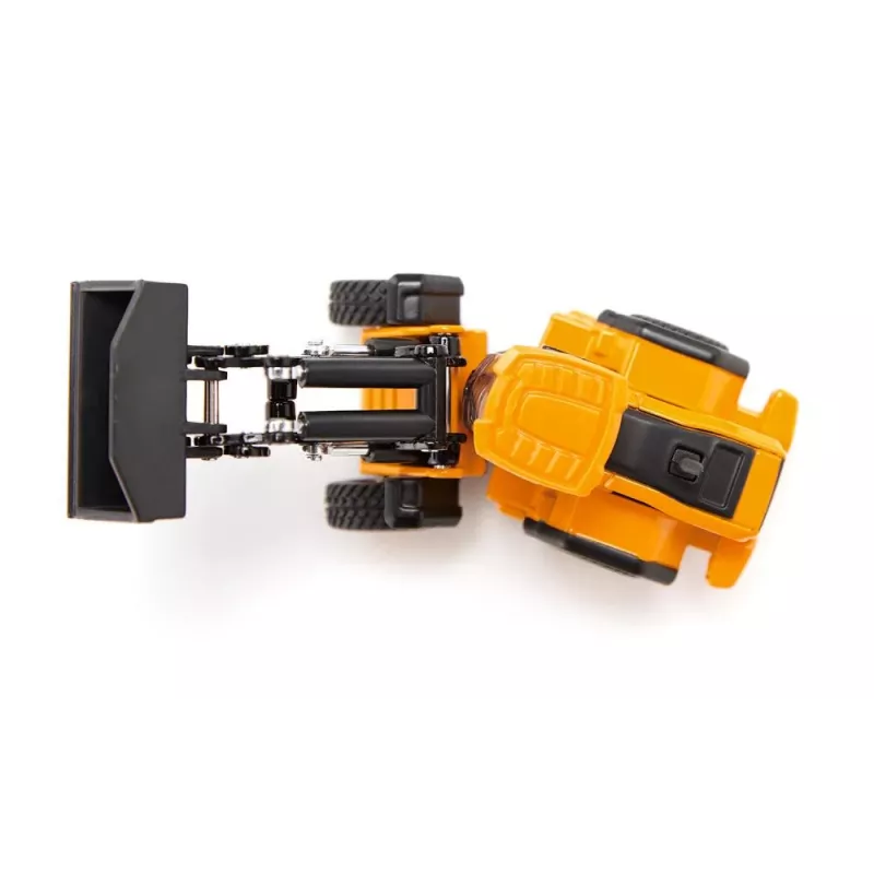 Siku 1790 vilkikas su puspriekabe ir JCB ratiniu krautuvu, metalas/plastikas, 3+ metams, juoda/mėlyna/geltona