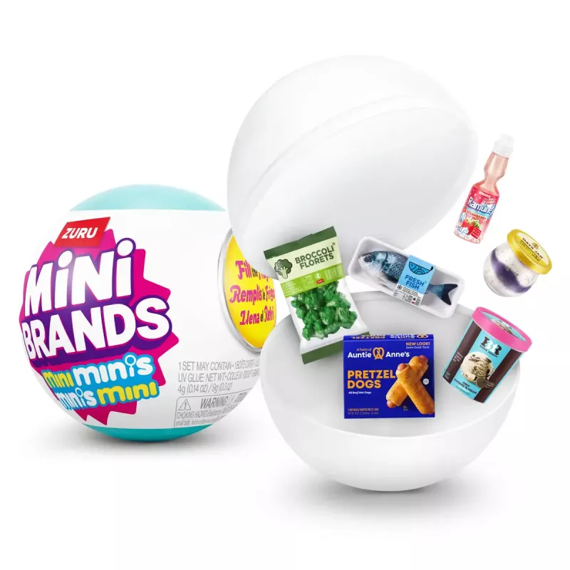 Zuru Mini Brands Fill The Fridge Series 1 – virtuvės kapsulė su miniatiūriniais maisto produktais