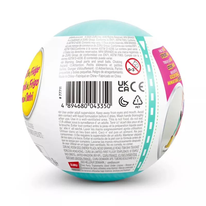 Zuru Mini Brands Fill The Fridge Series 1 – virtuvės kapsulė su miniatiūriniais maisto produktais