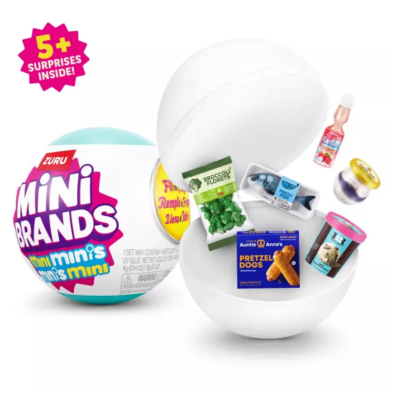 Zuru Mini Brands Fill The Fridge Series 1 – virtuvės kapsulė su miniatiūriniais maisto produktais