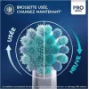 Pakeičiami šepetėlių antgaliai Oral-B Kids Pro Kids3+ 4 vnt. Įvairiaspalviai, Balti