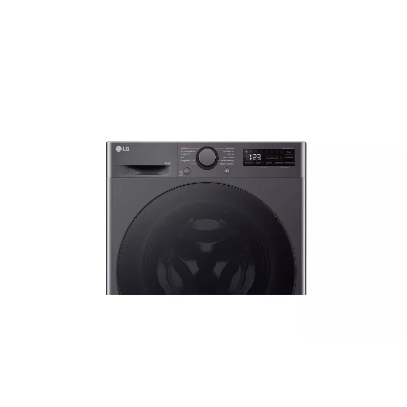 Skalbimo džiovintuvas LG V5WD95SLIMB priekinio pakrovimo laisvai pastatomas 5 kg 1200 RPM Juodas