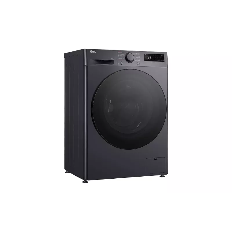 Skalbimo džiovintuvas LG V5WD95SLIMB priekinio pakrovimo laisvai pastatomas 5 kg 1200 RPM Juodas