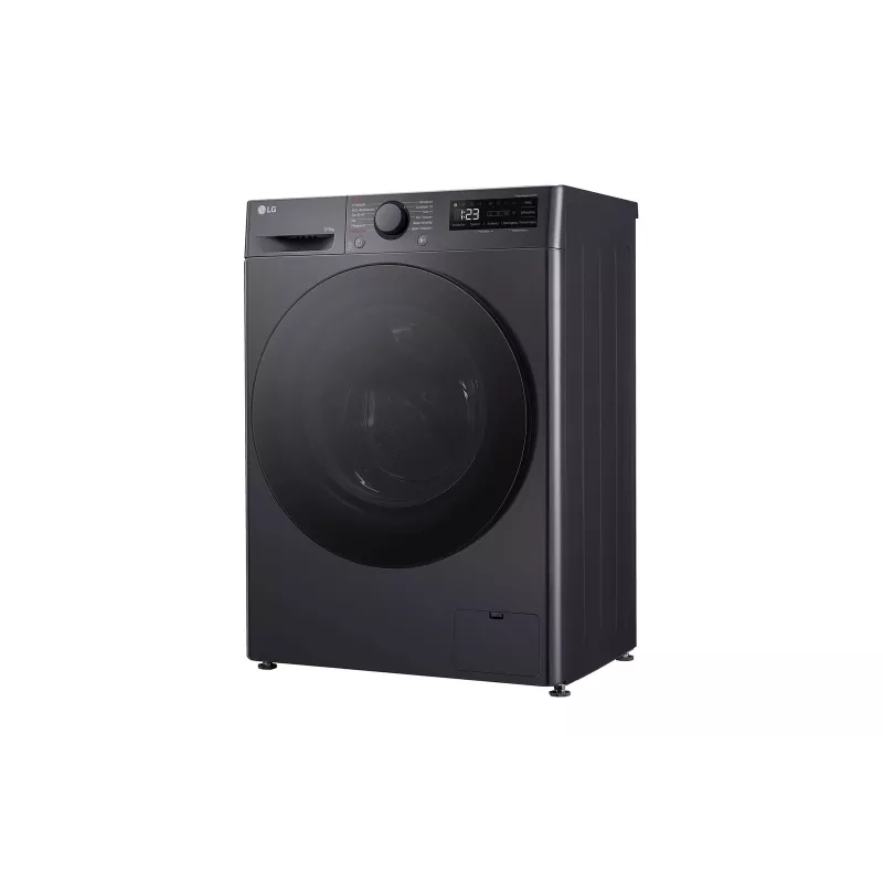 Skalbimo džiovintuvas LG V5WD95SLIMB priekinio pakrovimo laisvai pastatomas 5 kg 1200 RPM Juodas