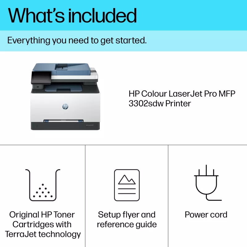 Daugiafunkcis spausdintuvas HP Color LaserJet Pro MFP 3302sdw, spalvotas lazerinis