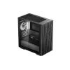 PC korpusas DeepCool MATREXX 40 3FS Micro Tower — Micro ATX/Mini-ITX, grūdintas stiklas, 3x140/2x120 ventiliatorių palaikymas, GPU iki 320 mm, 2x3.5 colio + 2x2.5 colio, juodas