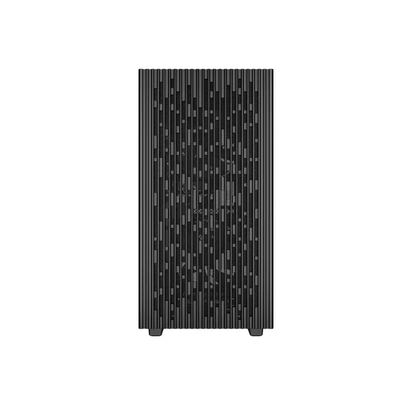 PC korpusas DeepCool MATREXX 40 3FS Micro Tower — Micro ATX/Mini-ITX, grūdintas stiklas, 3x140/2x120 ventiliatorių palaikymas, GPU iki 320 mm, 2x3.5 colio + 2x2.5 colio, juodas
