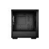 PC korpusas DeepCool MATREXX 40 3FS Micro Tower — Micro ATX/Mini-ITX, grūdintas stiklas, 3x140/2x120 ventiliatorių palaikymas, GPU iki 320 mm, 2x3.5 colio + 2x2.5 colio, juodas