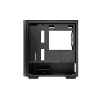 PC korpusas DeepCool MATREXX 40 3FS Micro Tower — Micro ATX/Mini-ITX, grūdintas stiklas, 3x140/2x120 ventiliatorių palaikymas, GPU iki 320 mm, 2x3.5 colio + 2x2.5 colio, juodas